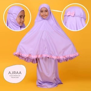 AJRAA PREMIUM – Telekung Kanak-Kanak (PURPLE-SIZE M)
