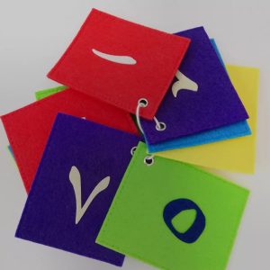 Arabic Numbers Flash Felt (for your young ones to learn number)